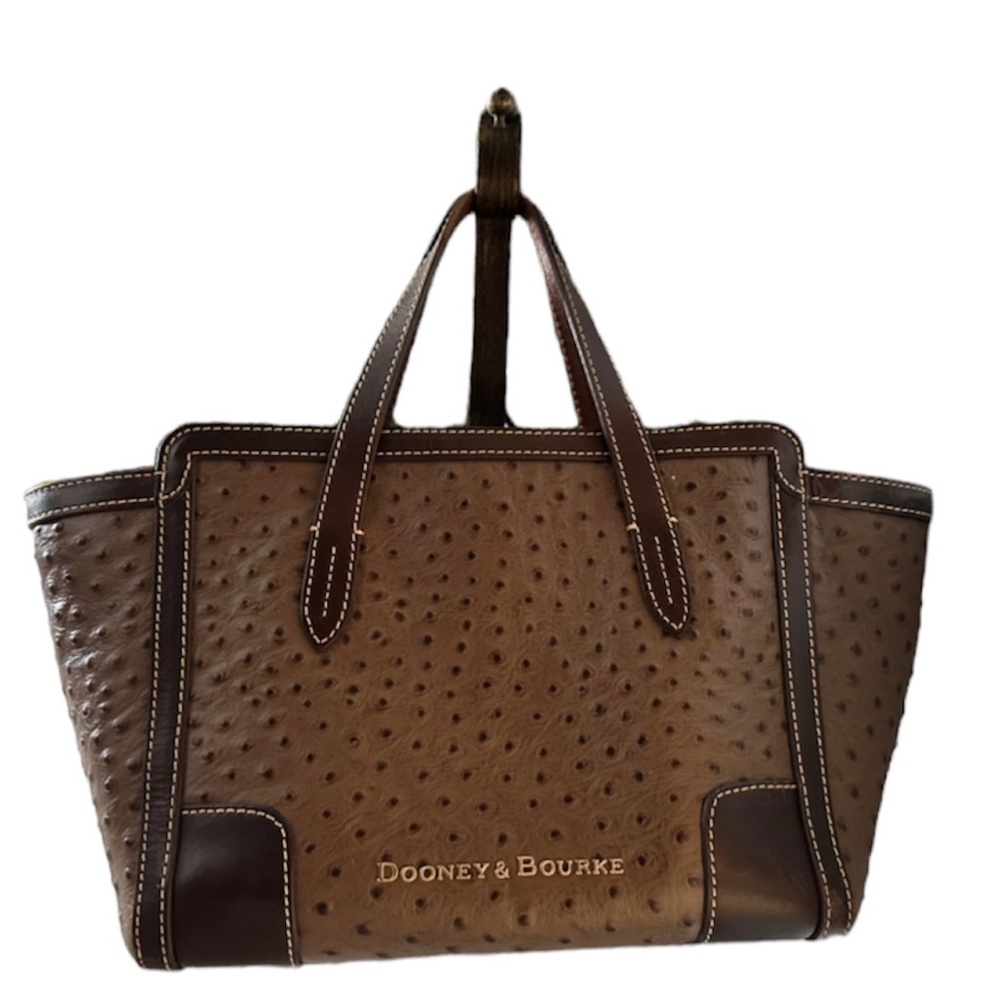 Low Start Dooney & Bourke Genuine Embossed Ostrich Leather Preloved